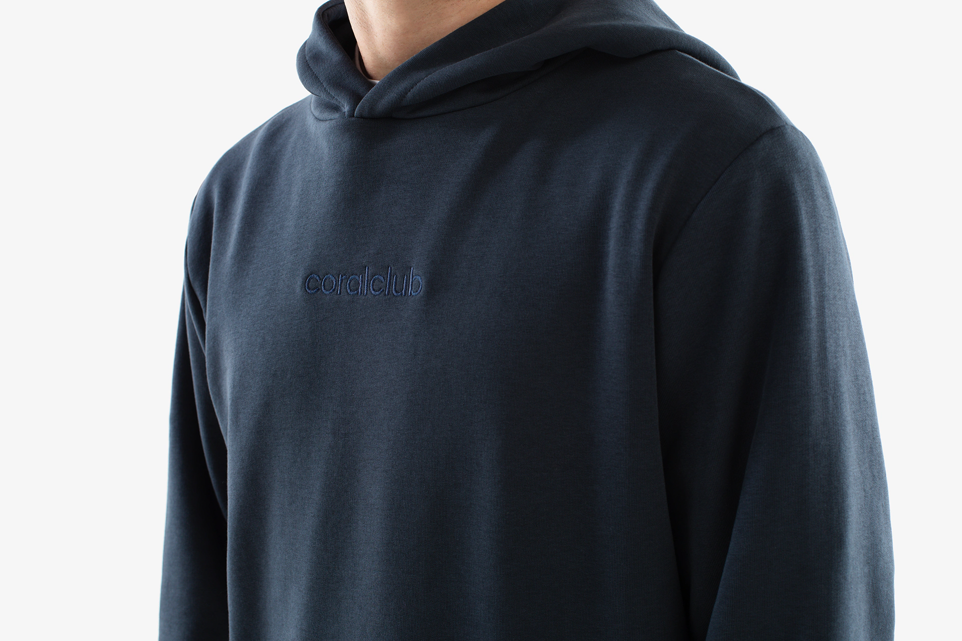 Толстовка мужская, темно-синяя